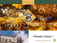 Tablet Screenshot of mundoavapor.com.br